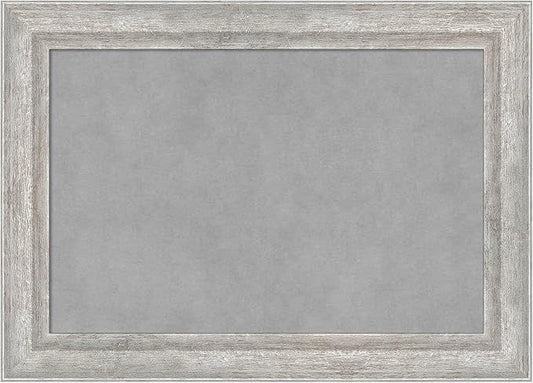 Amanti Art Silver Framed Magnetic Board 15x21 Small Vision Board by AmantiArt