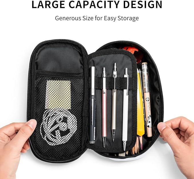 HKHEHOP American Football Ball Vintage Theme Pencil Case Storage Pencil Pouch - Image 5