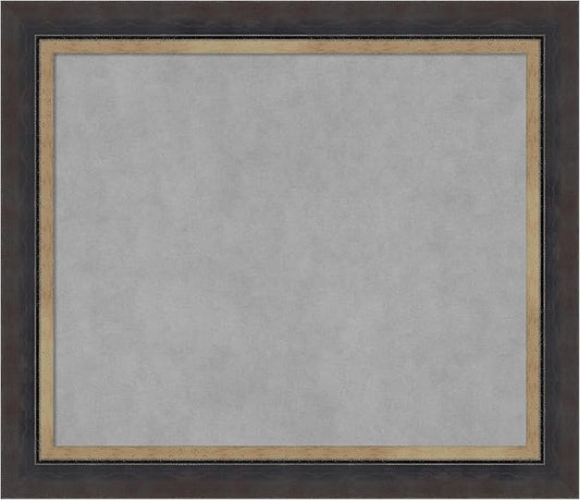 Amanti Art Black Framed Magnetic Board 25x29 Medium Vision Board by AmantiArt