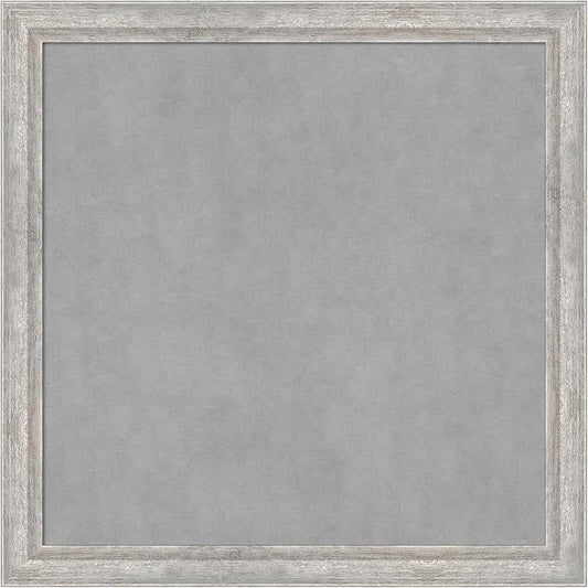 Amanti Art Silver Framed Magnetic Board 27x27 Medium Vision Board by AmantiArt