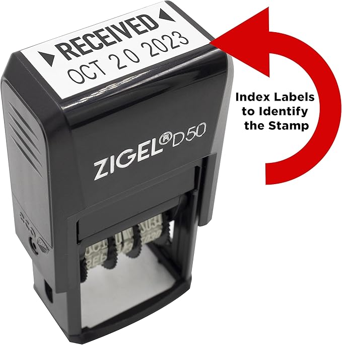 ZIGEL D50 Date Stamp with Entered - Image 5