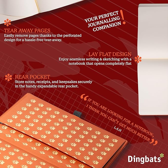 Dingbats* Wildlife Dotted Extra Large A4 Writing Journal Notebook - Image 5