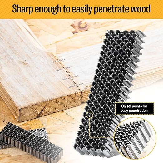 meite Corrugated Fasteners MC114 25 Gauge 1-Inch Crown 1/4-Inch Length - Image 6