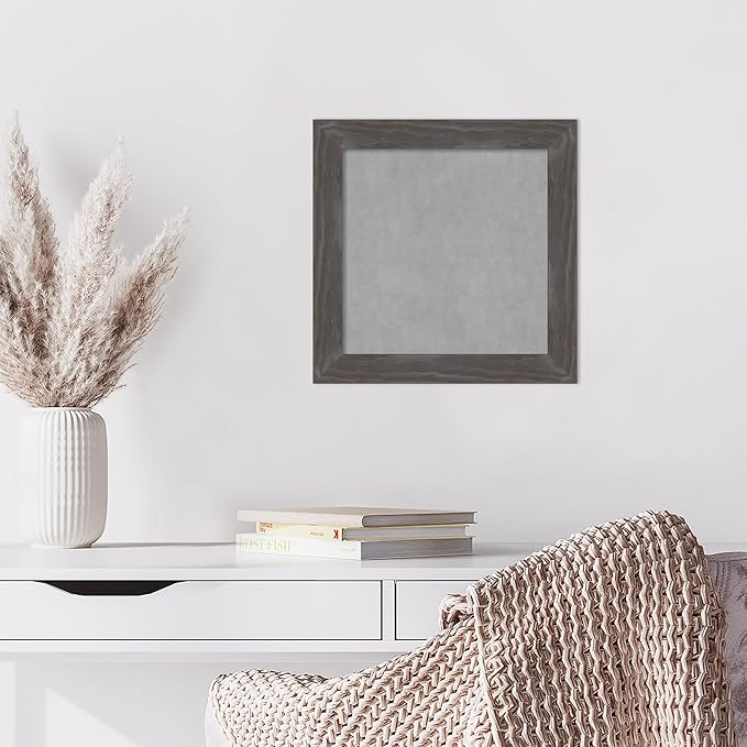 Amanti Art Grey Framed Magnetic Board 15x15 X-Small Vision Board - Image 5