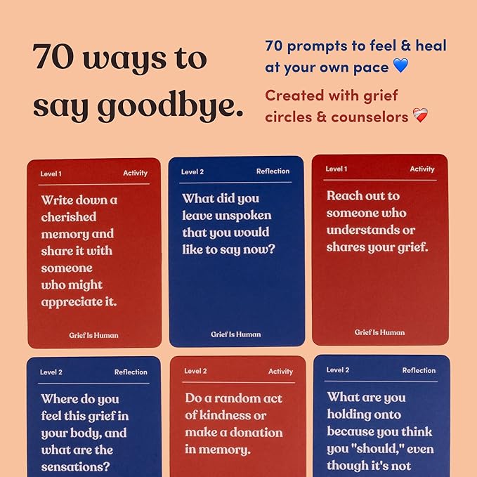 Grief is Human | Family & Friends Conversation Cards - Image 3