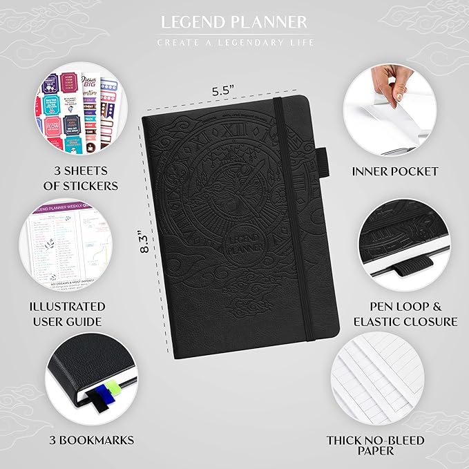 Legend Planner – Weekly & Monthly Life Planner to Hit Your Goals & Live - Image 2