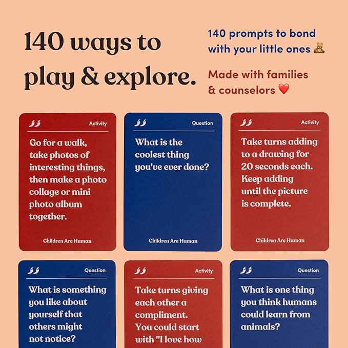 Children are Human | 140 Conversation Cards to Help Bond - Image 3