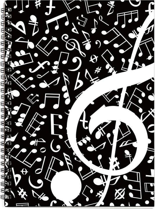 MAXCURY Blank Sheet Music Composition Manuscript Staff Paper Art Music Notebook by MAXCURY