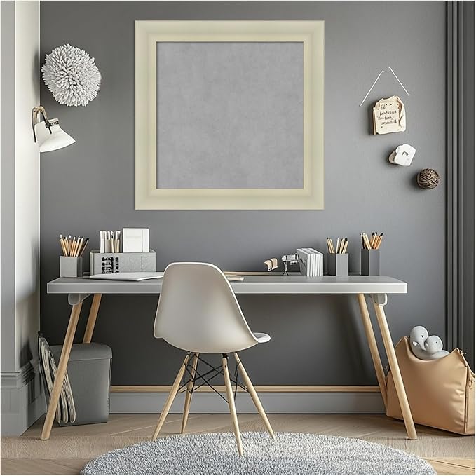 Amanti Art Silver Framed Magnetic Board 25x25 Medium Vision Board - Image 6