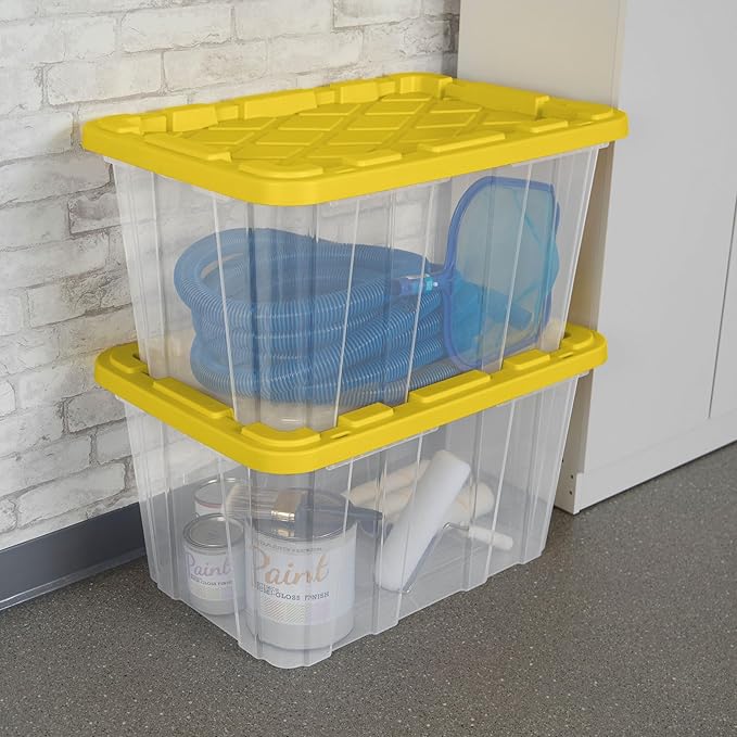 Sterilite 8-Pack 27 Gallon Industrial Tote, and Office - Image 6