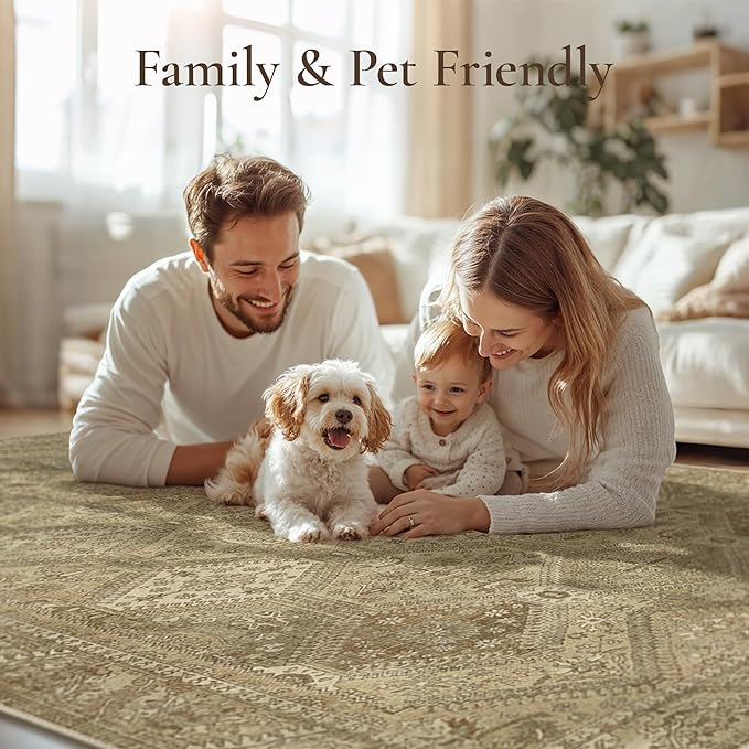GENIMO Runner Rug 2x7 Non Slip Machine Washable Hallway Runner Rug, Low Pile - Image 7