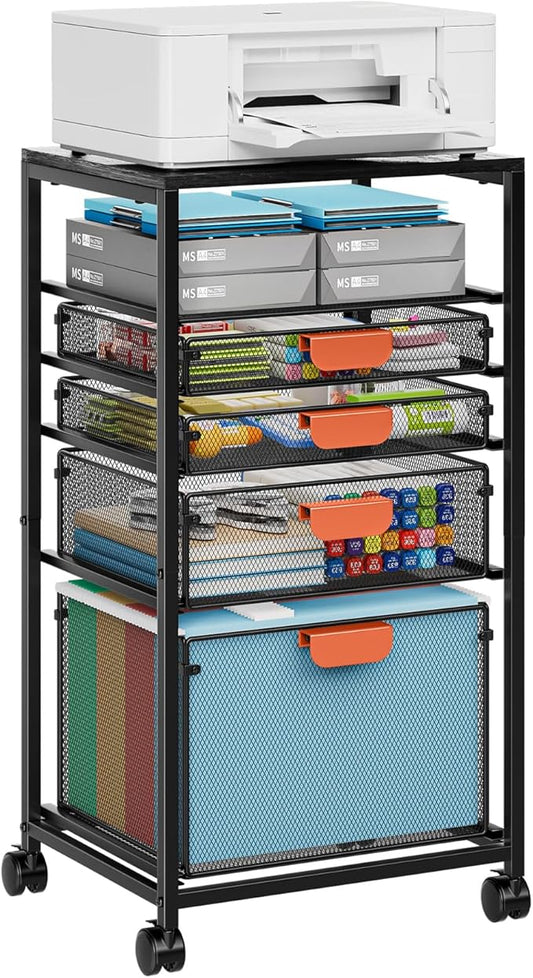 Marbrasse Rolling File Cart by Marbrasse