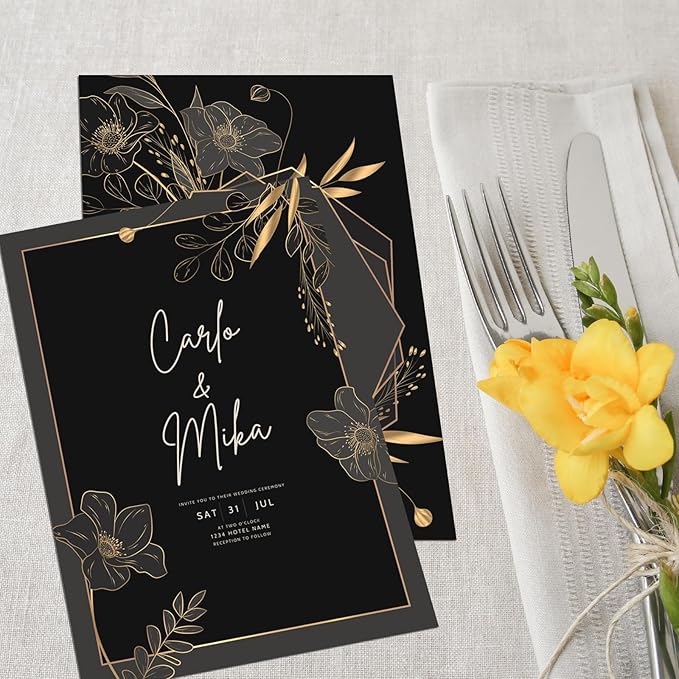 OcePor 200 Sheets Black Cardstock 8.5” x 11”, 92lb/250gsm Black Card Stock - Image 5