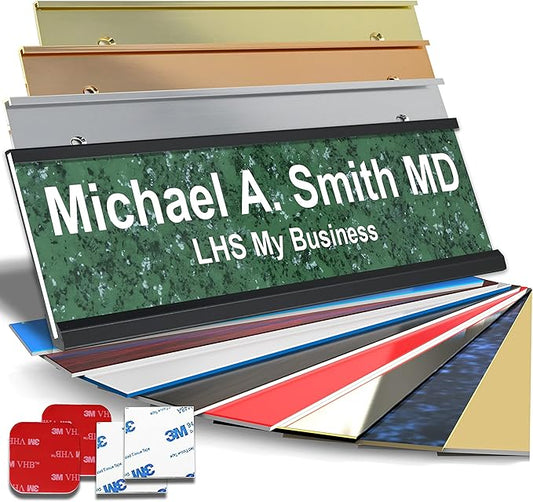 Personalized Name Plate with Choice of Mounting by LHS+My+Business