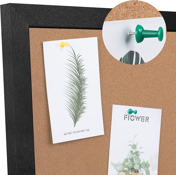 Board2by Extra Large Cork Bulletin Board 60" X 36", Foldable Notice Pin Board - Image 6