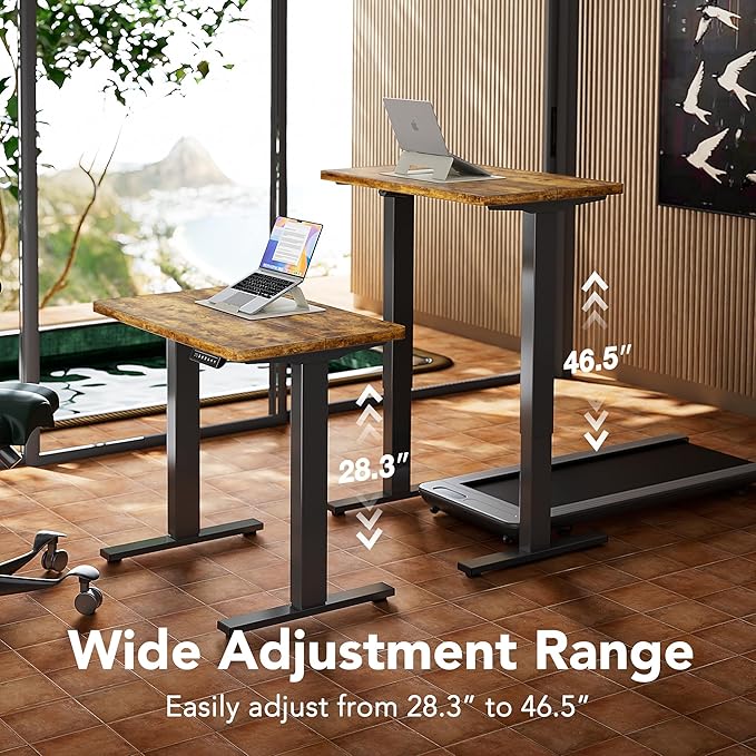 HUANUO 63 x 28 inch Electric Standing Desk Adjustable Height, 4 Memory Height - Image 5