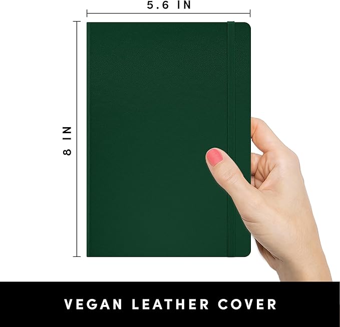 PAPERAGE Blank Journal Notebook, 160 Pages, Medium 5.6 in x 8 in - Image 2