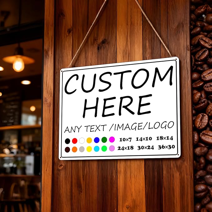 Custom Outdoor Decorative Signs-24×18inches-Personalized Aluminum Signs - Image 7