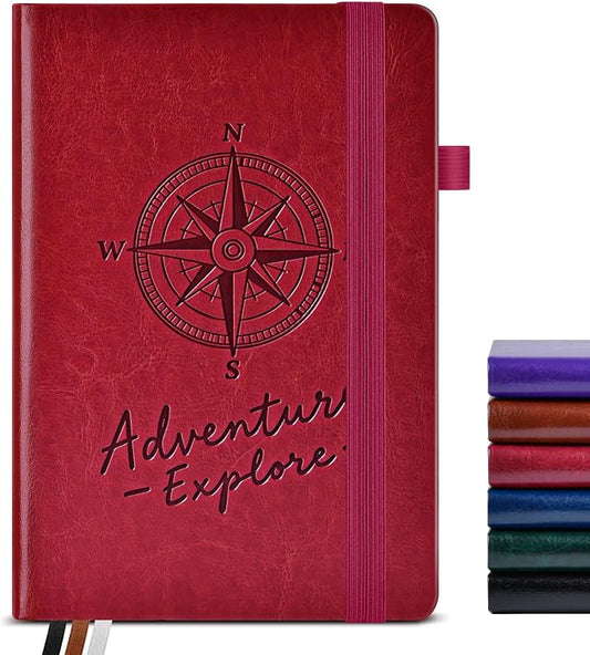 PAIBAS Blank Journal Notebook for Women Men, 160 Pages, A5 Hardcover Sketchbook by PAIBAS