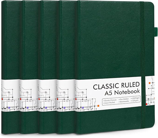 feela 5 Pack Journal Notebook Bulk by feela