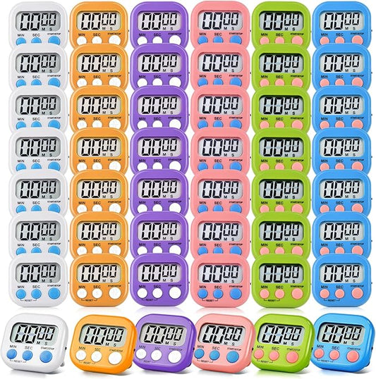 48 Pack Digital Kitchen Timer Magnetic Digital Timer by Unknown