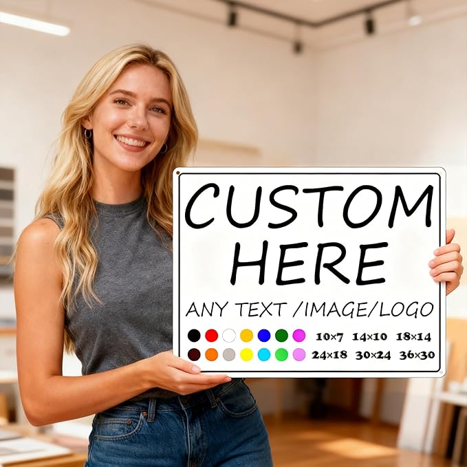 Custom business signs-36×30inches-Large size, Optional reflective, Strong and - Image 2