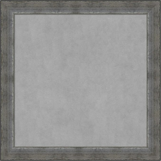 Amanti Art Silver Framed Magnetic Board 28x28 Medium Vision Board by AmantiArt
