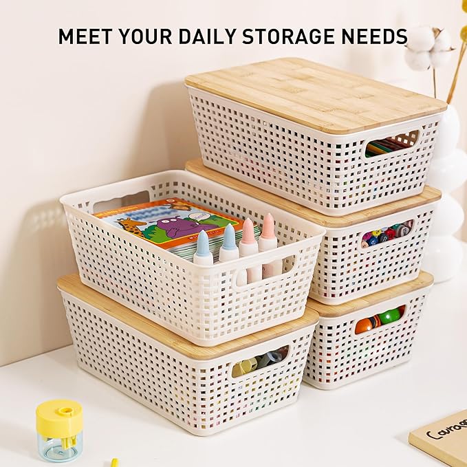 Anywish Small Storage Bins - Image 3