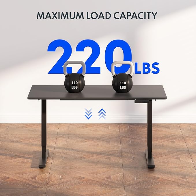 FlexiSpot E6 3-Stage Dual Motor Electric Standing Desk 48 x 30 Sit Stand Up Desk - Image 7