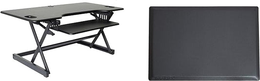 Rocelco 46" Large Height Adjustable Standing Desk Converter by Rocelco