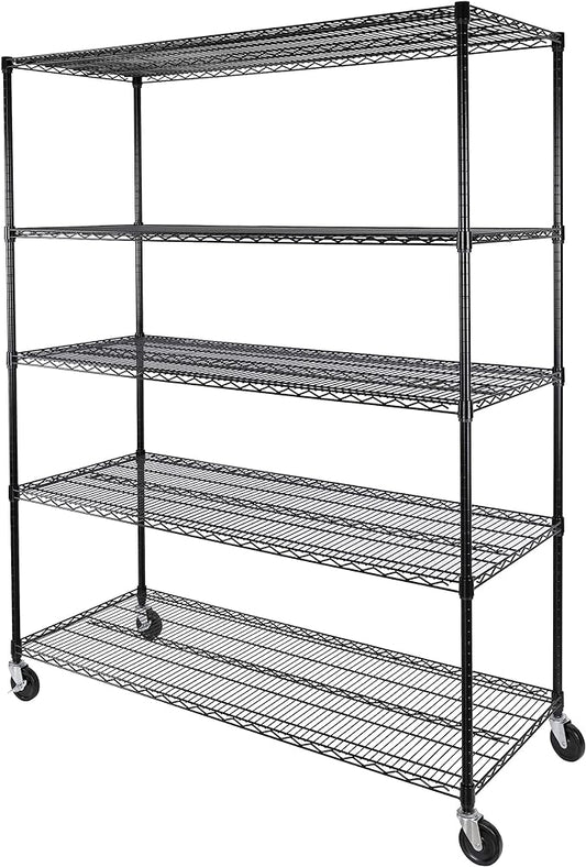 Seville Classics UltraDurable Heavy Duty NSF Solid Steel Wire Rack Storage Unit by SevilleClassics