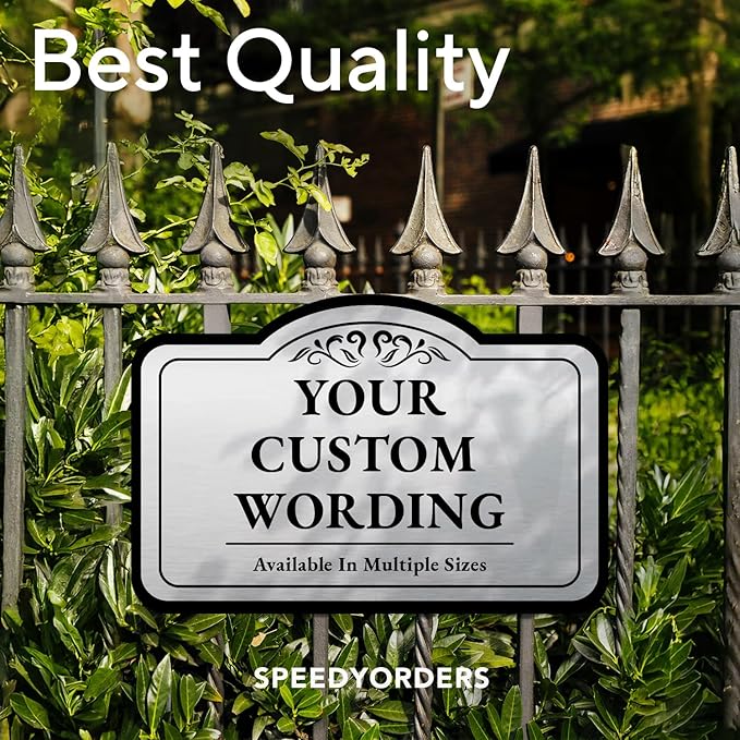 Custom Outdoor Decorative Metal Signs, Personalized Aluminum, Waterproof - Image 8
