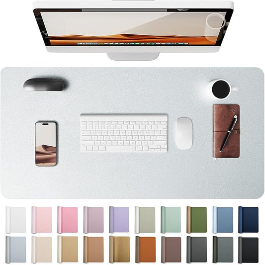YSAGi Leather Desk Pad Protector, Office Desk Mat, Large Mouse Pad, Non-Slip PU by YSAGi