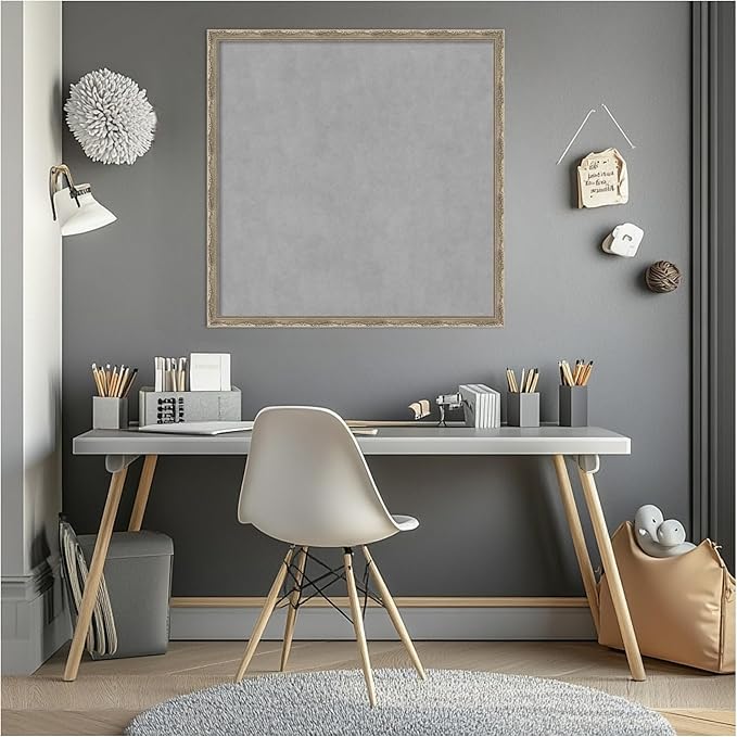 Amanti Art Silver Framed Magnetic Board 26x26 Medium Vision Board - Image 7