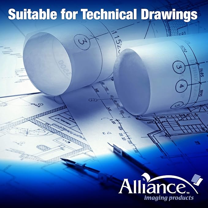 Alliance Wide Format Paper 24" x 500' Rolls Bond Engineering - Image 6