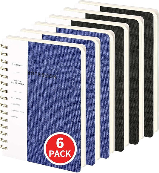 Spiral Notebook-5.75" x 8.125" College Ruled Journal by Oneirom