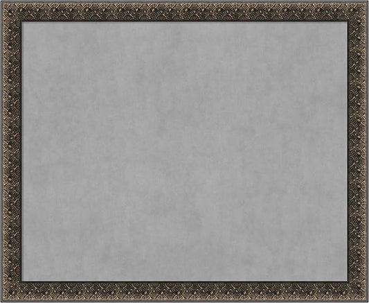 Amanti Art Black Framed Magnetic Board 37x45 X-Large Vision Board by AmantiArt