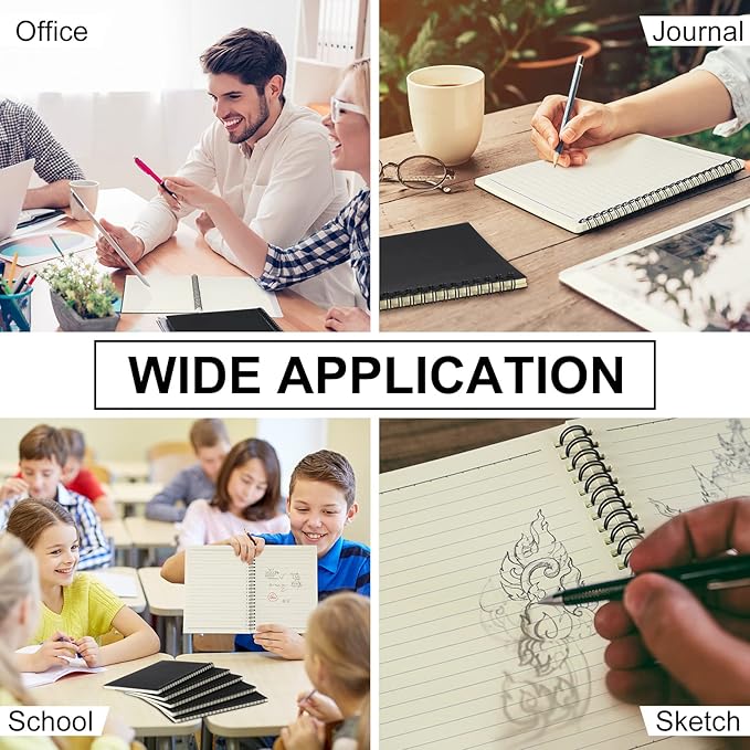 Yahenda 72 Pcs Spiral Notebook Bulk A5 Journal Lined 8.3'' x 5.5'' Writing - Image 5
