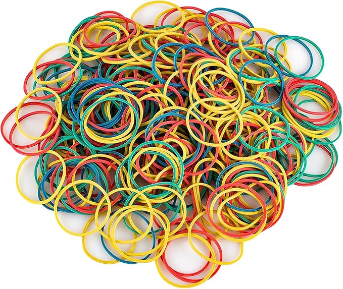 700PCS Multicolor Rubber Bands, Heat Resistant Rubber Band by HongyiTime