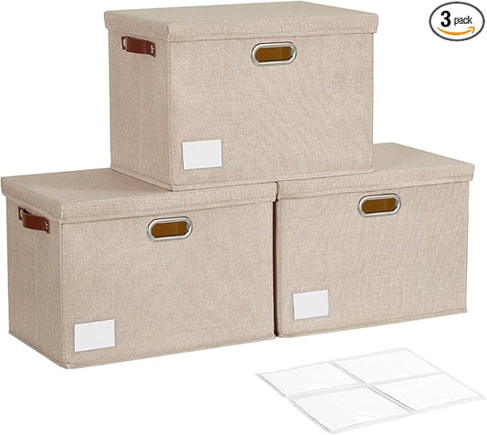 Roobyl 17" Large Collapsible Storage Bins by Roobyl