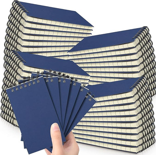 Tenceur 54 Pcs Pocket Notebook Bulk Small 3x5 Inch Spiral Notepads Mini Top by Tenceur