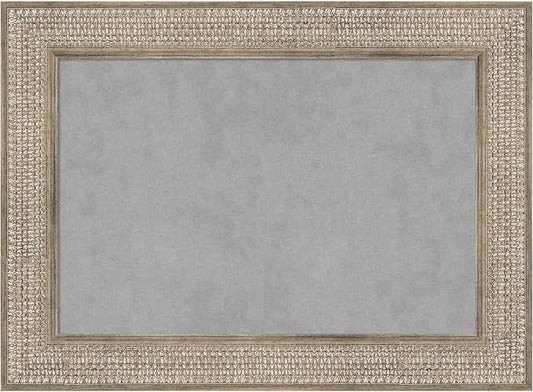 Amanti Art Silver Framed Magnetic Board 22x30 Medium Vision Board by AmantiArt