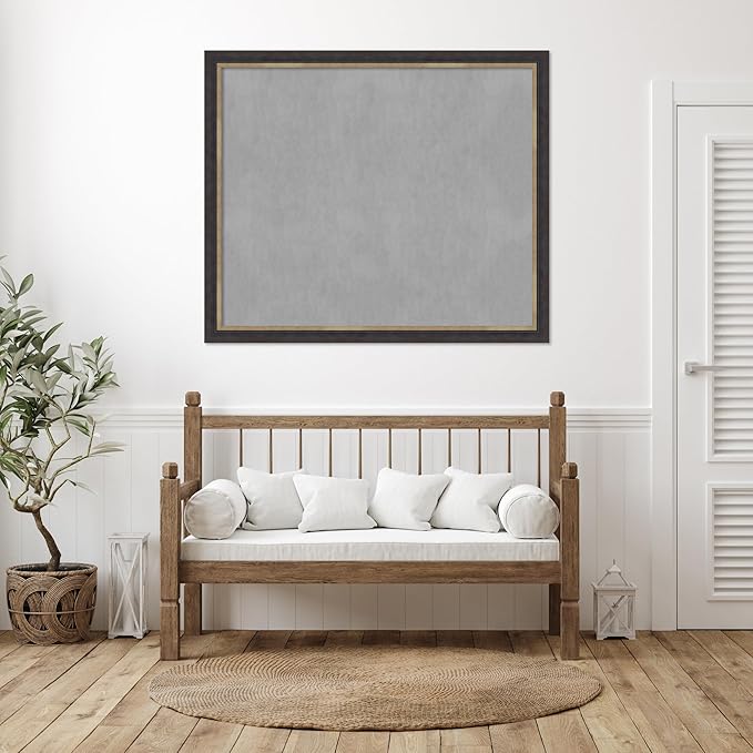 Amanti Art Black Framed Magnetic Board 45x53 Oversize Vision Board - Image 6