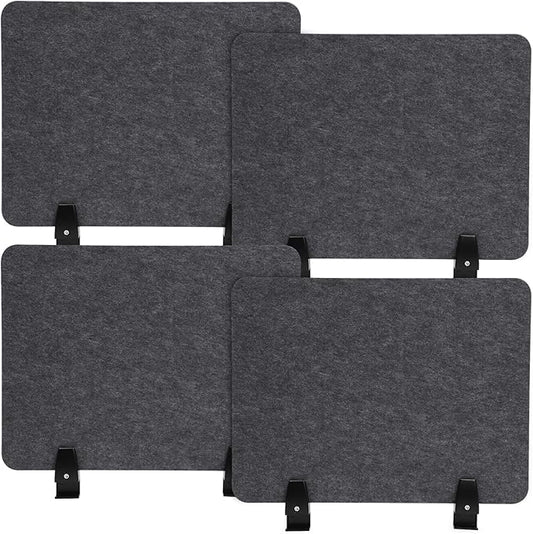 4pcs Privacy Panels, Standing Desk Divider, Desktop Office Furniture Partitions by Unknown
