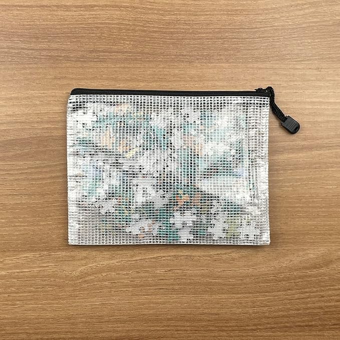 Oaimyy-18 PCS-6" x 8"-Mesh Zipper Pouch, Plastic Zip File Folders Puzzle Bags - Image 7