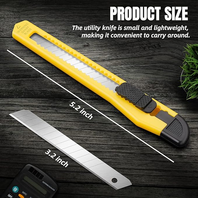 TIFICAL 18 Pack Box Cutter, Utility Knife - Image 7