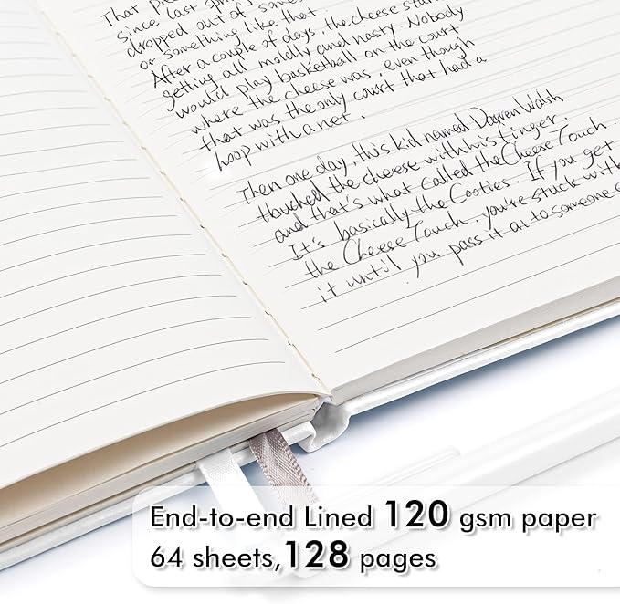feela 5 Pack Notebooks Journals Bulk, Hardcover Notebook Classic Ruled Lined - Image 3