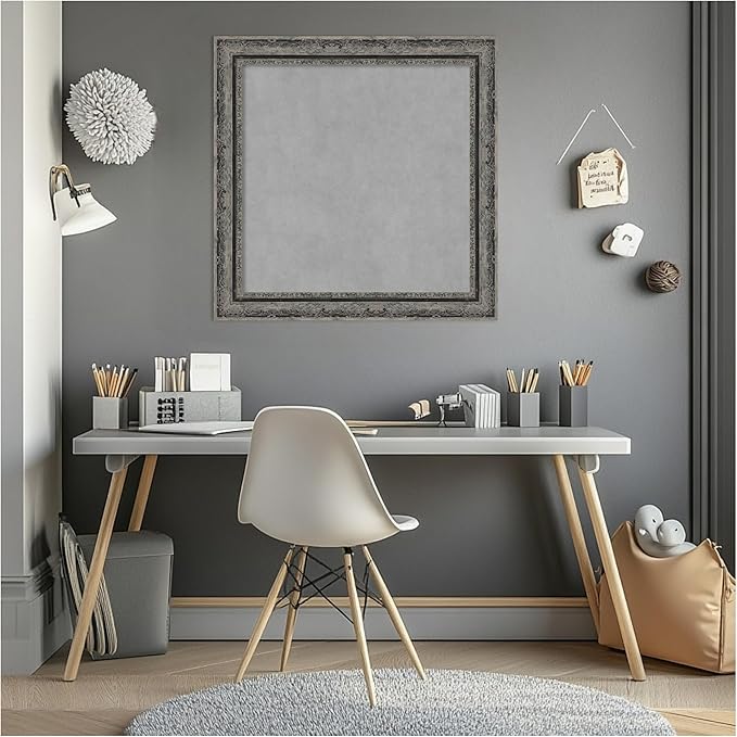 Amanti Art Black Framed Magnetic Board 24x24 Medium Vision Board - Image 6