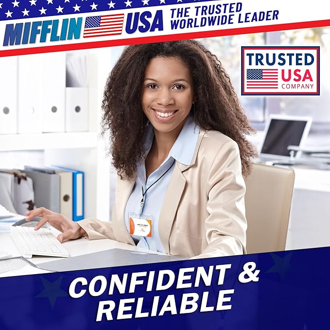 Mifflin-USA Card Protector Quick Load Horizontal No Zipper Name ID Badge Holder… - Image 6