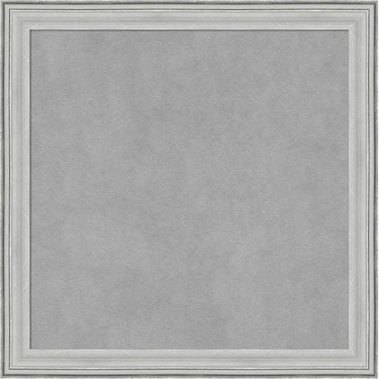 Amanti Art Silver Framed Magnetic Board 23x23 Medium Vision Board by AmantiArt